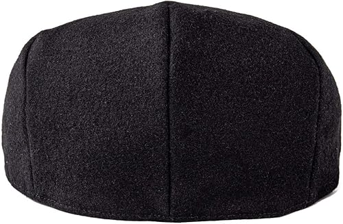 Miniatura 4 de Gorra de lana Tweed Newsboy Ivy Gatsby Golf Flat Hat para hombre