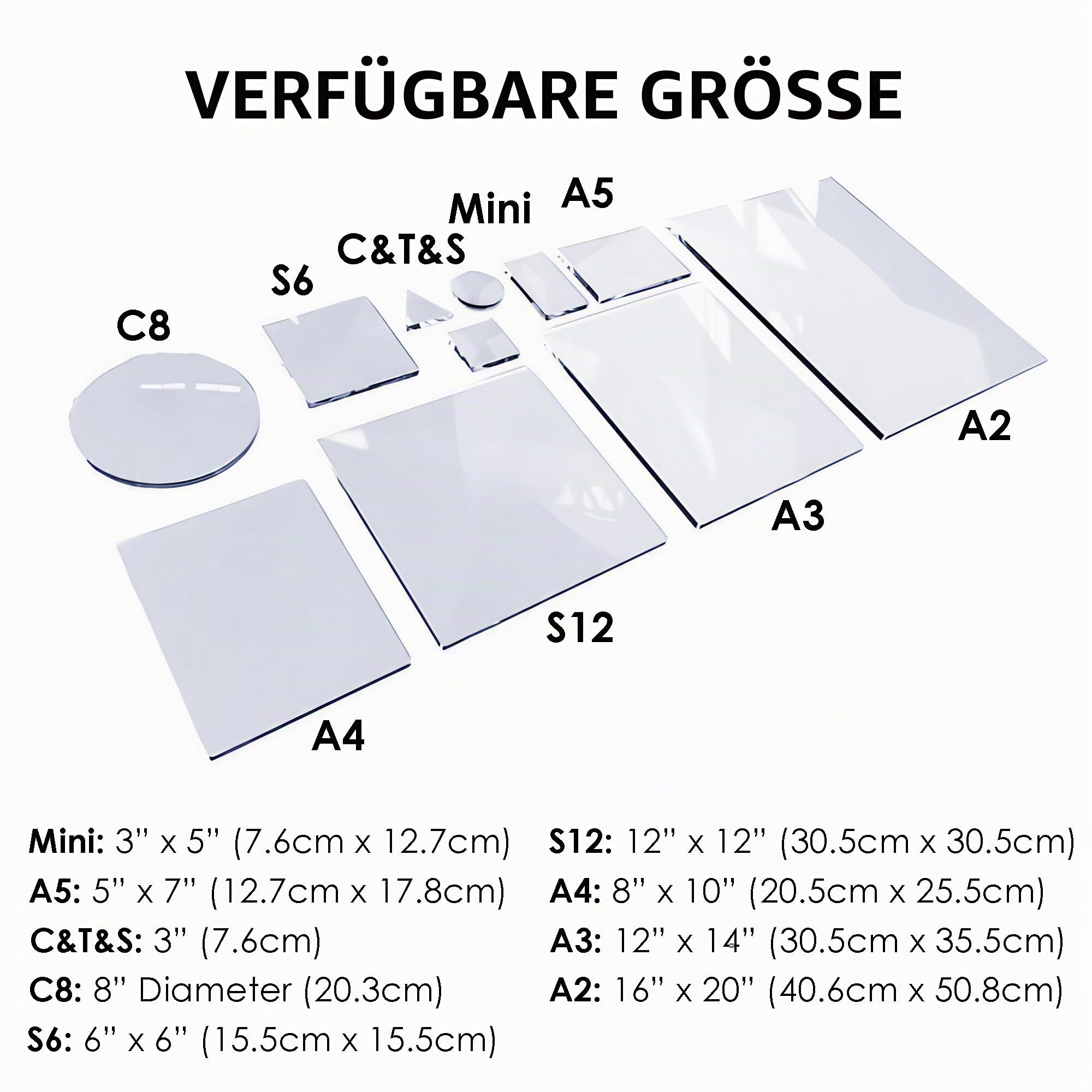 Verbesserte Gel-Druckplatte A4 (8"x10" / 20,3 x 25,4 cm), kein Altern und Blasenbildung, wiederverwendbare Gelplatten zum Monoprinten, Kunstbedarf für Kartenherstellung, Buchpresse, Journaling