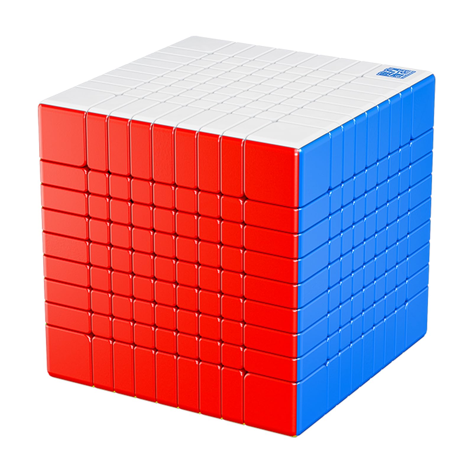 Moyu 9X9 Meilong 9 v3 Speed Cube Stickless 9x9x9 se mueve rápida y suavemente (versión no magnética)