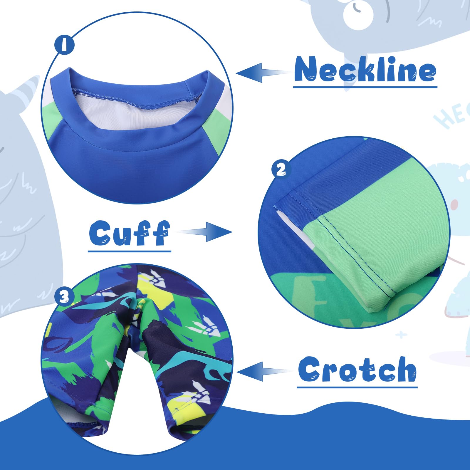 Bañador Niño con Manga Larga UV Protección Solar Camiseta de baño y Pantalones de natación para Surf Piscina Playa