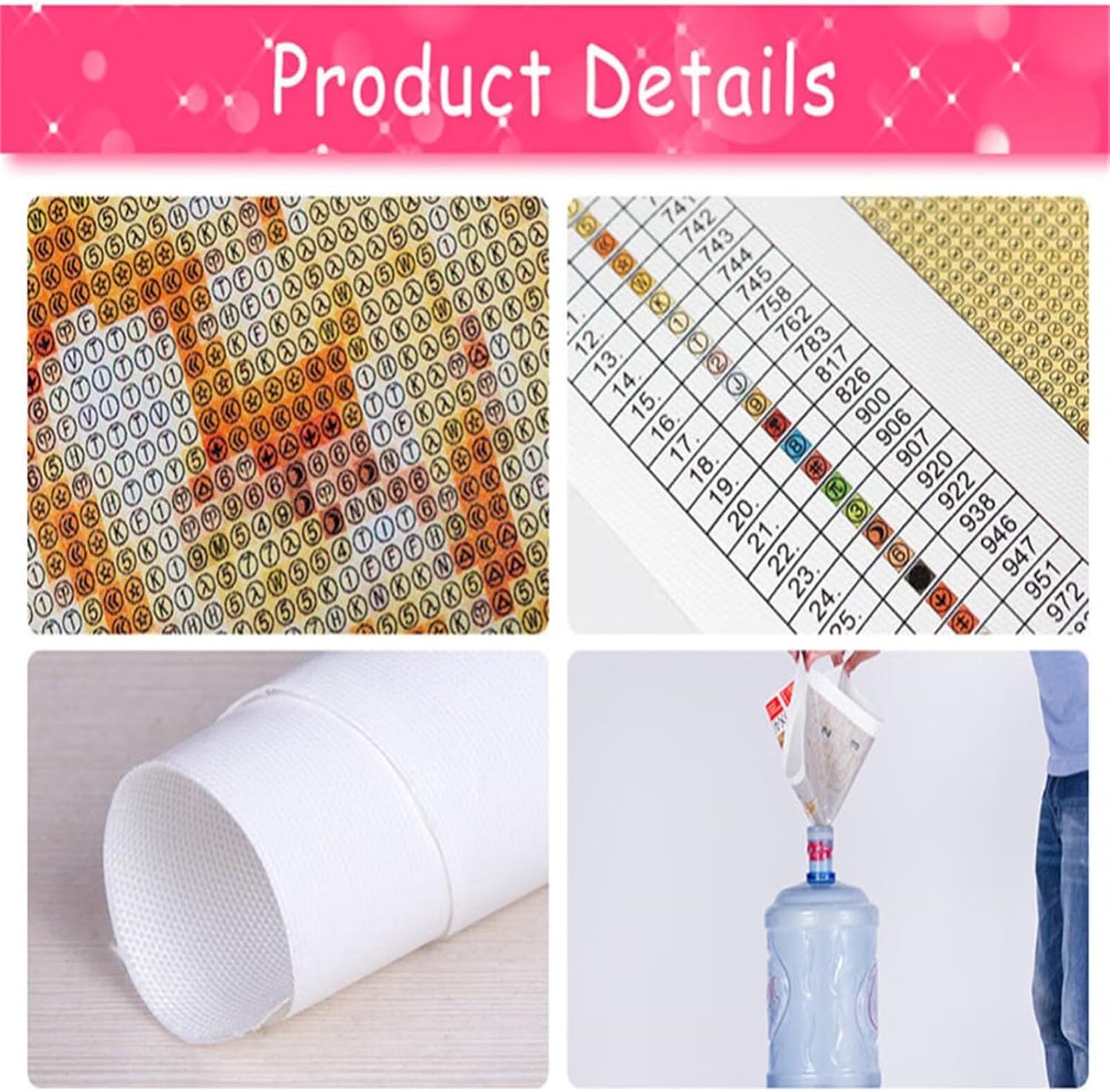 5d ダイヤモンドアート キット 大きいサイズ ダイヤモンド塗装 青い波 クロスステッチ 刺繡キット 70x140cm 四角ビーズ