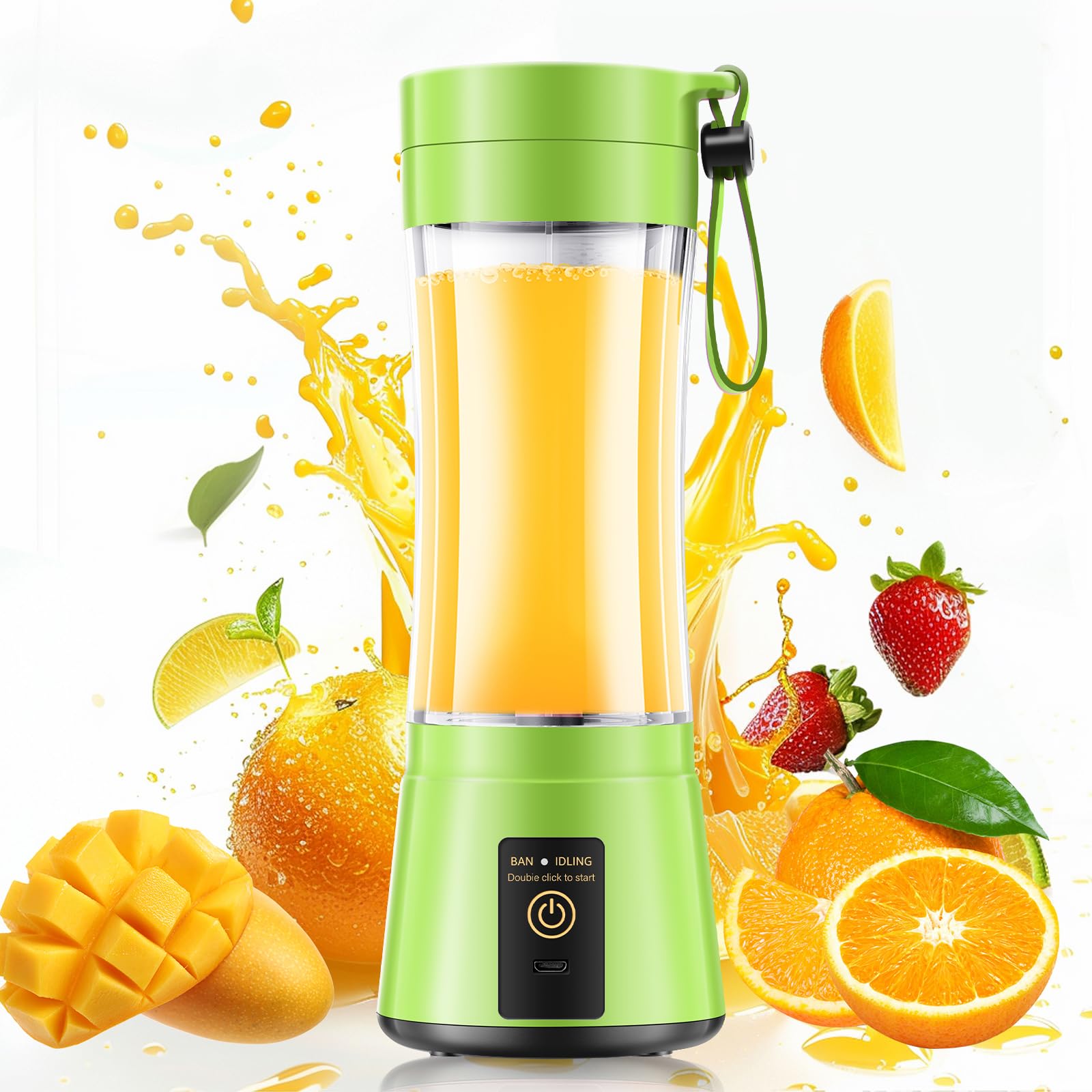 Portable Personal Smoothie Blender - 380ml Mini Blender in Travel