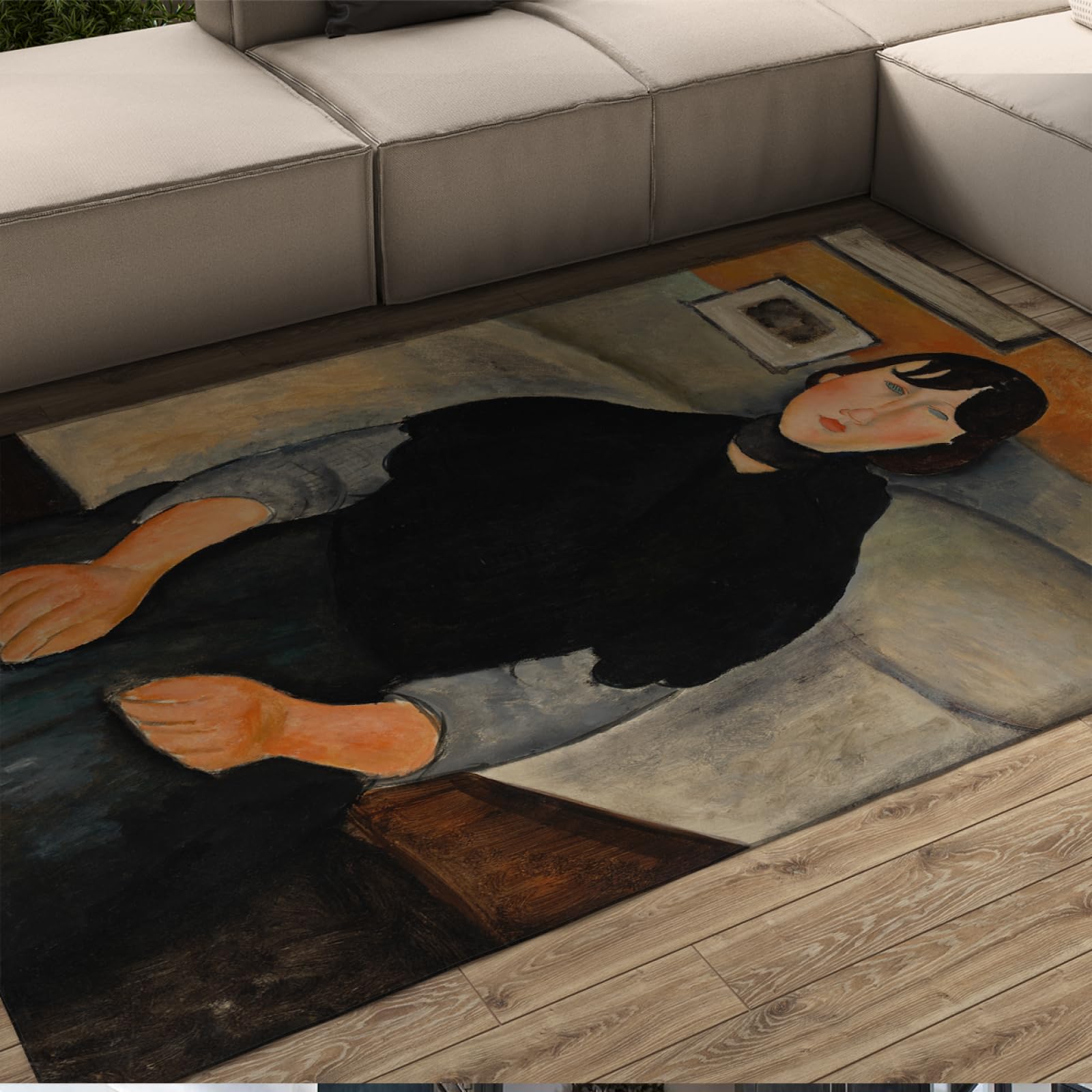 Tapis de sol antidérapant Modigliani paillasson sécurité et confort d'entrée