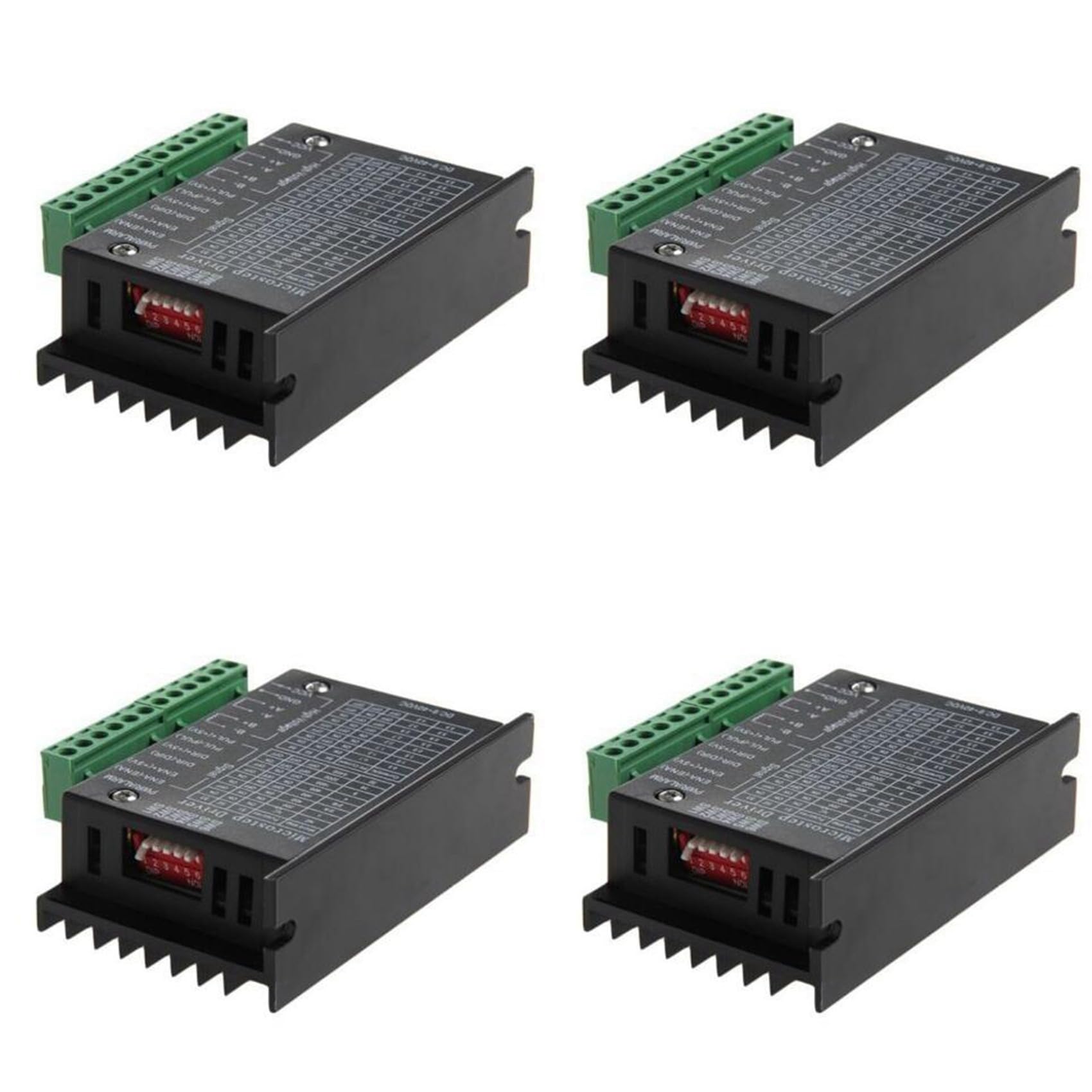 Jnchdghwa As Shown 4X Tb6600 Driver Upgrade 32 Subdivision 42/57/86 Stepper Motor Driver 4.0A 42Vdc Portable Driver