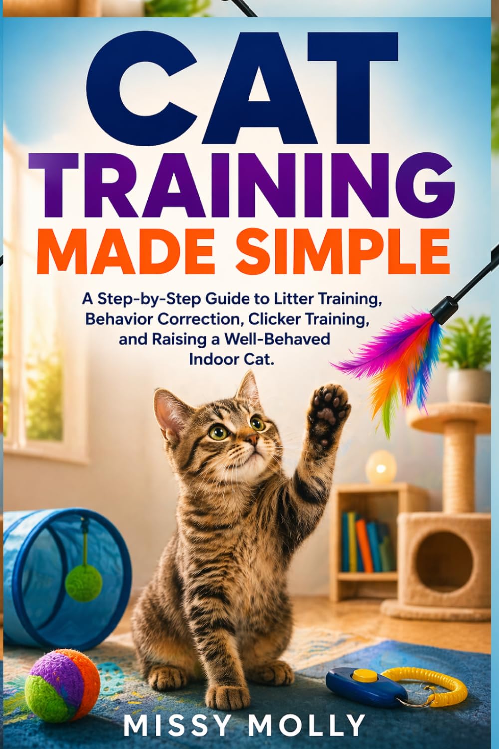 Cat Training Made Simple: A Step-by-Step Guide to Litter Training, Behavior Correction, Clicker Training, and Raising a Well-Behaved Indoor Cat: 4 (The Cat Mastery Series)