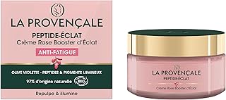 La Provençale Bio - Crème Rose de Jouvence Anti-Âge Éclat Certifié Bio - Huile d’Olive Bio AOP Provence - Pour Tous Types de Peau Même les Plus Sensibles - 50 ml