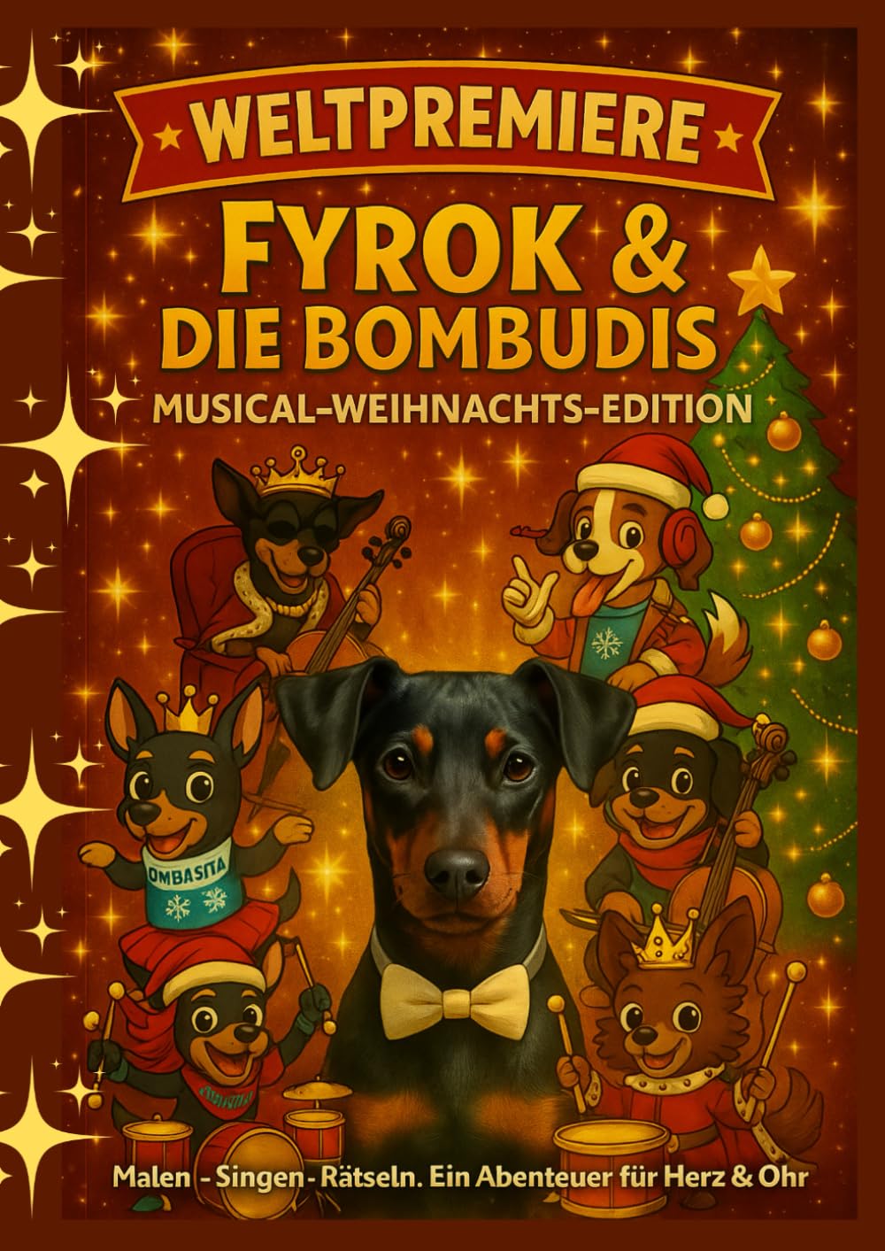 Fyrok & die BomBudis - Ombasita Christmas: Ein musikalisches Weihnachts-Malbuch mit Songs und QR-Codes