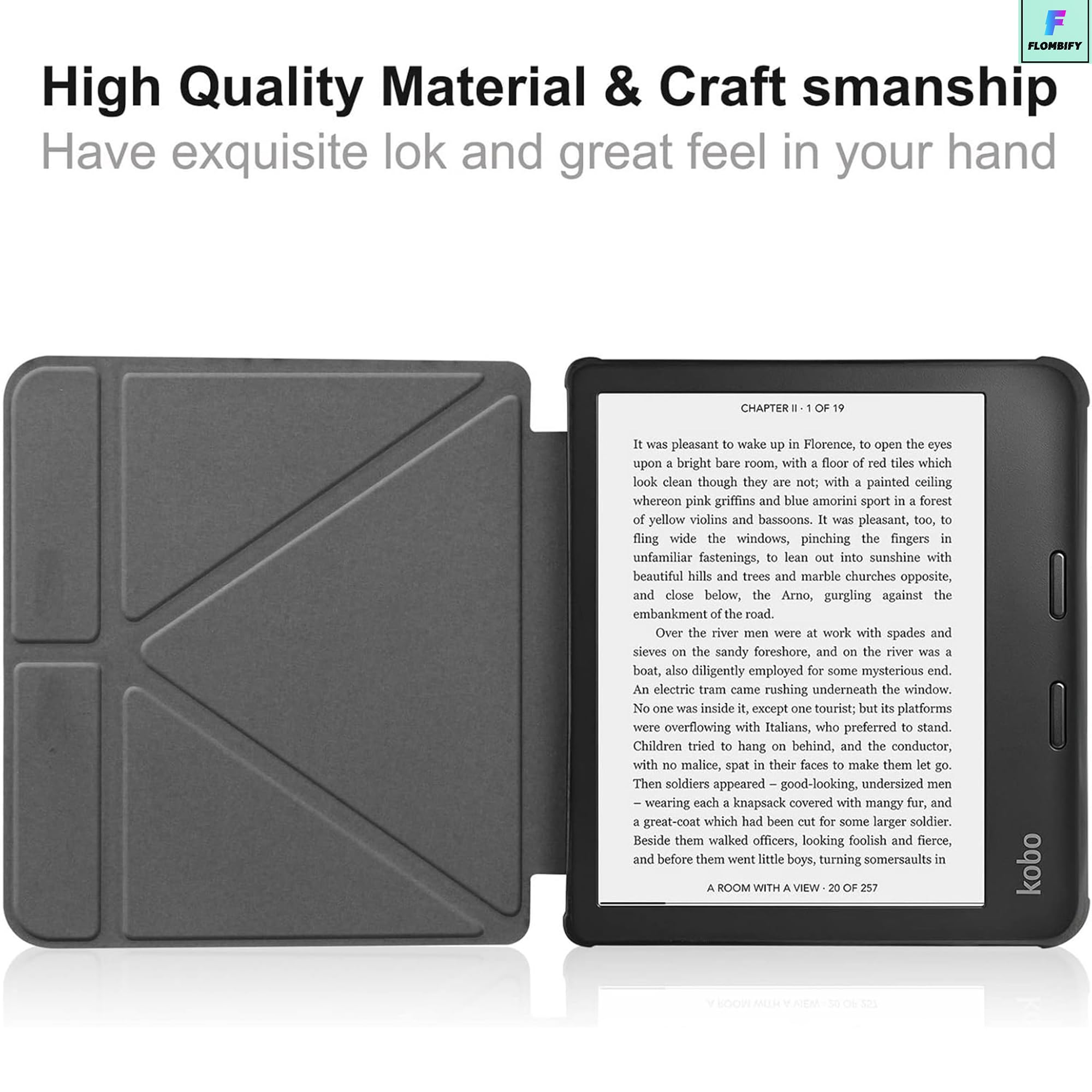 Case for Kobo Sage 8 inch E-Reader Released 2021, Soft TPU Matte