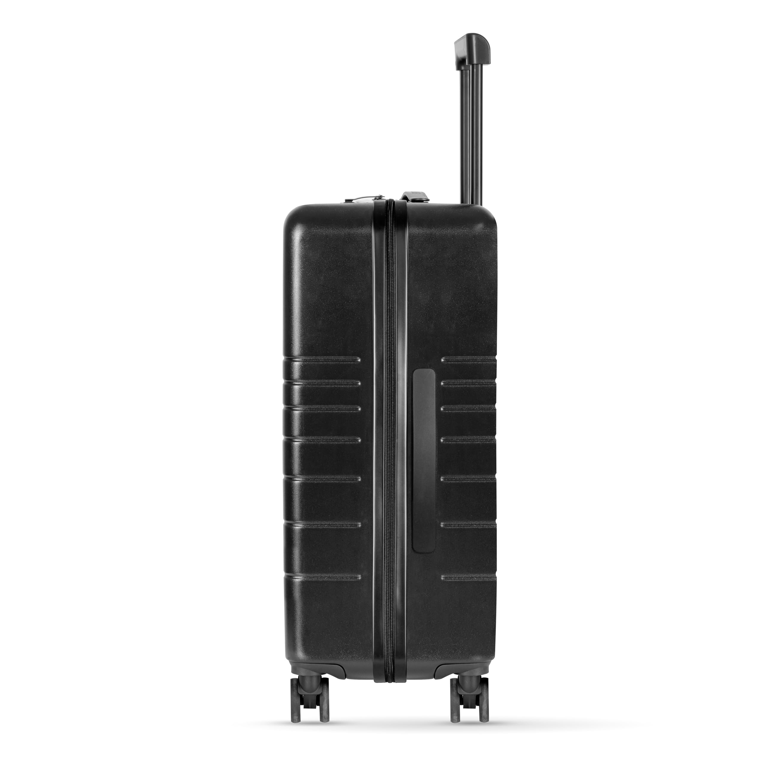 ETERNITIVE - Walizka Duża 96L I Rozmiar: 75,5 x 48 x 32 cm I Lekka Walizka z ABS I Bagaż Rejestrowany 20kg I Zamek TSA I Podwójne Koła 360° I Czarna