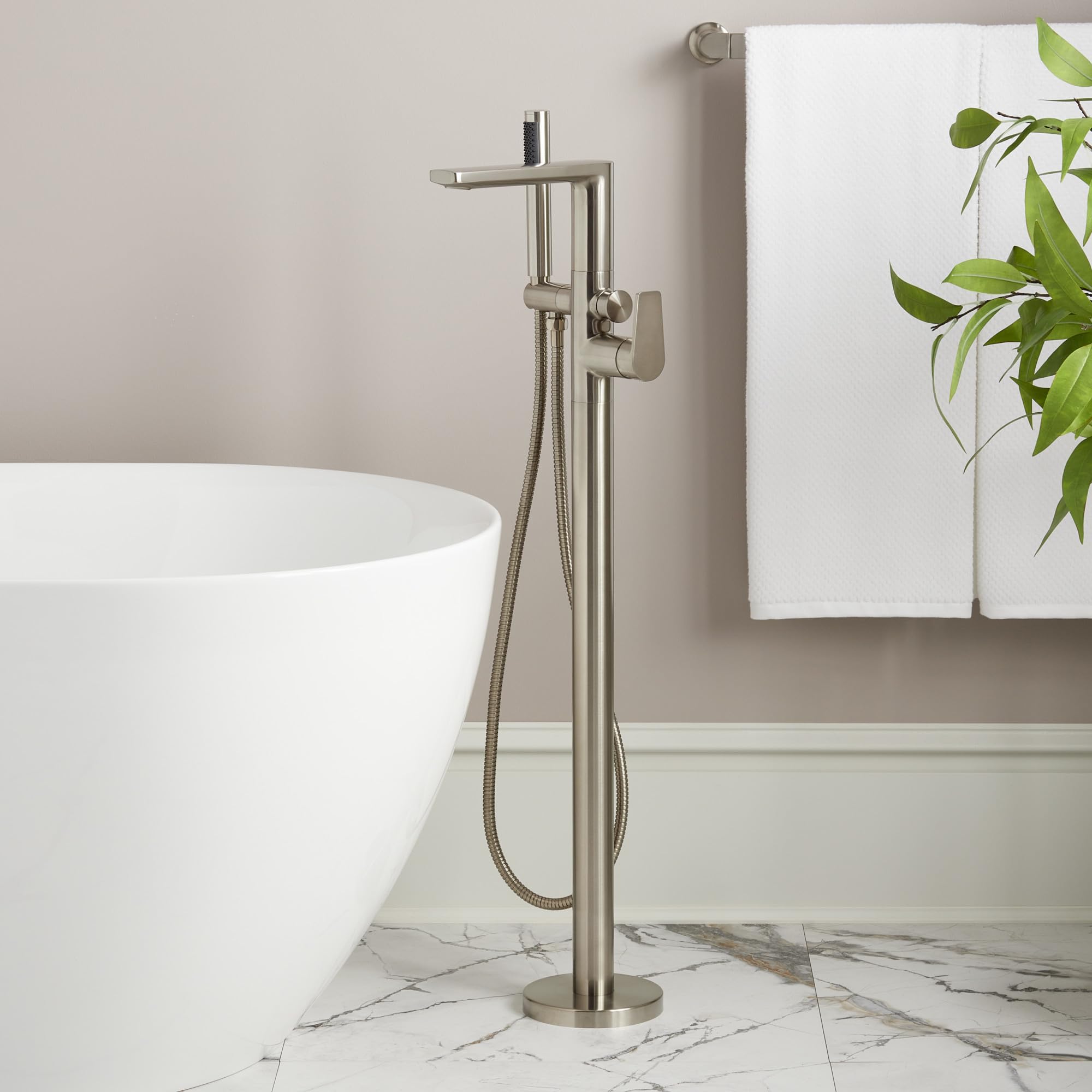 Signature Hardware 953648-LV Berwyn Freestanding Tub Filler with