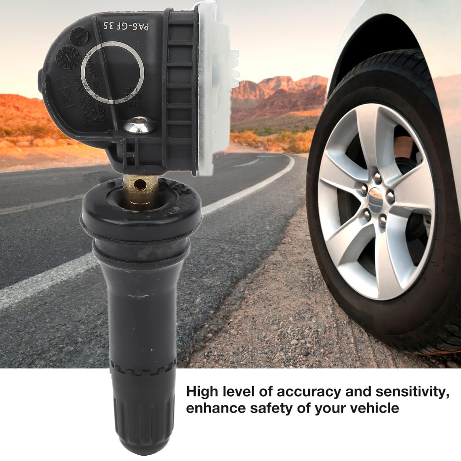 Fydun 4pcs Tire Pressure Sensor 433MHz Programmable