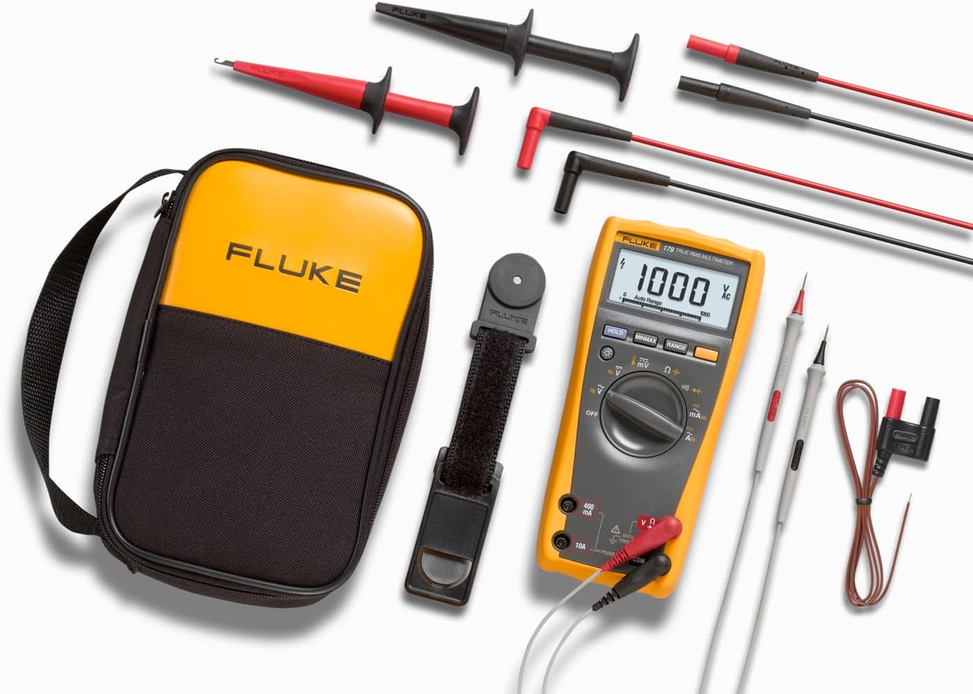 Fluke - 2718166 179/EDA2 6 Piece Industrial Electronics Multimeter Combo Kit
