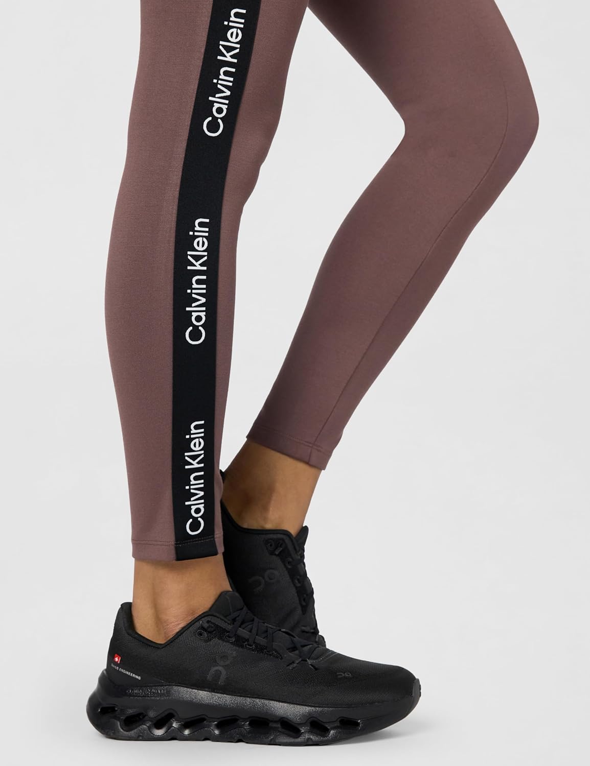 Calvin Klein Performance Women's High Waist Ponte Legging,Terre,Small - Image 5