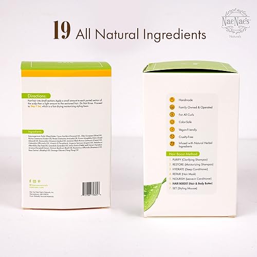 Miniatura 4 de Nae Naes Hair Boost fórmula especial de crecimiento  Una receta totalmente natural hecha a mano para el cabello y la mantequilla corporal un