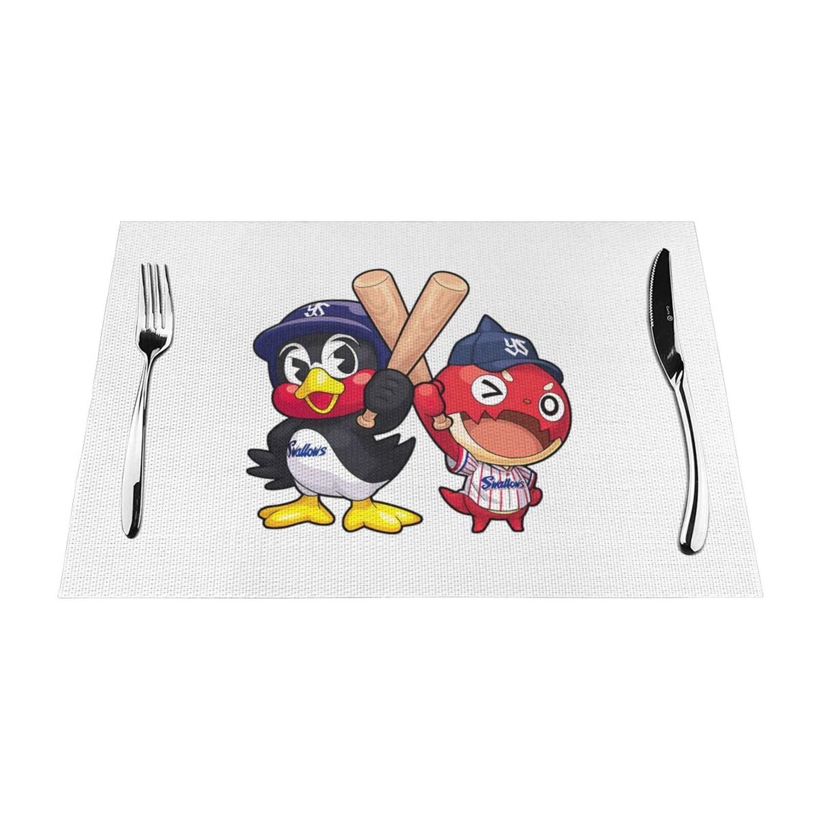 Amazon｜東京ヤクルトスワローズ つば九郎 プレースマット 食事マット