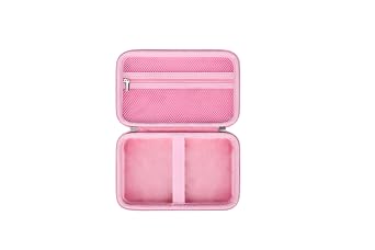 BOVKE Carrying Case Compatible with GiiKER Super Slide Puzzle Games, Super Slide Brain Teaser Puzzle Toys Holder with Space for Puzzle Pieces for Kids, Teens, Travel Games Birthday Gifts, Pink