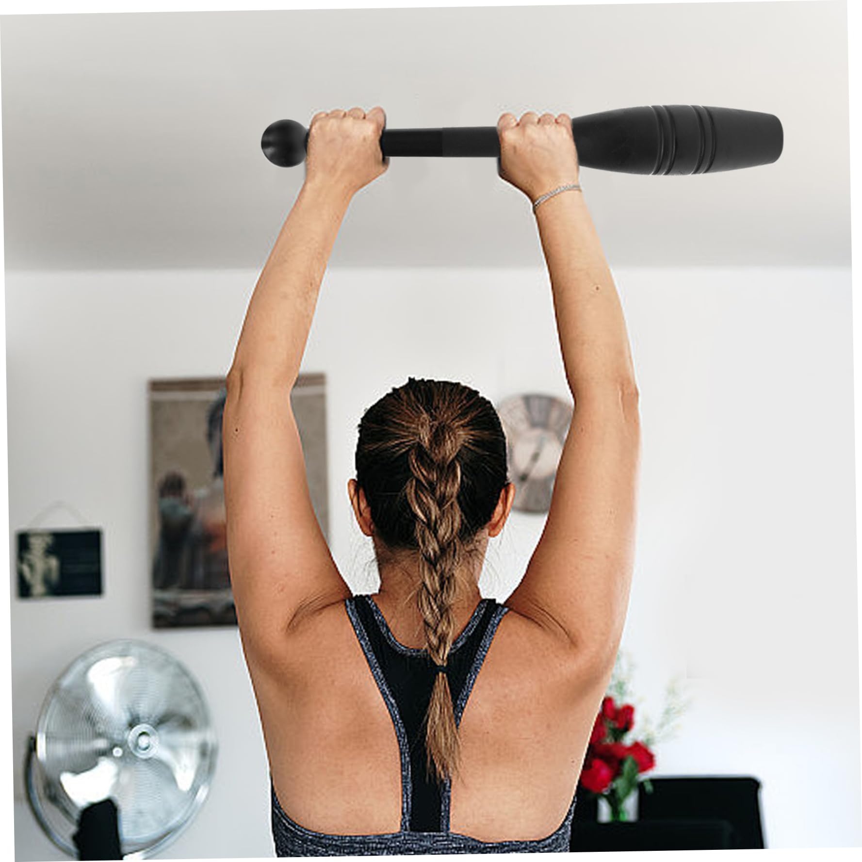 Indian Clubs, Macebell impermeable de 2 lb, barra de entrenamiento ponderada de 16, 1 x 1, 6, barras ponderadas reutilizables para ejercicio