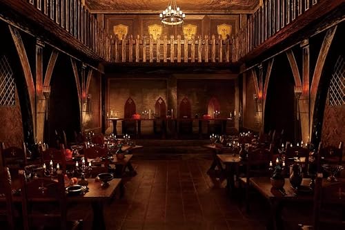 Yeele 10x8ft Medieval Tavern Backdrop for Photography Rustic Eatery Wood Buildin