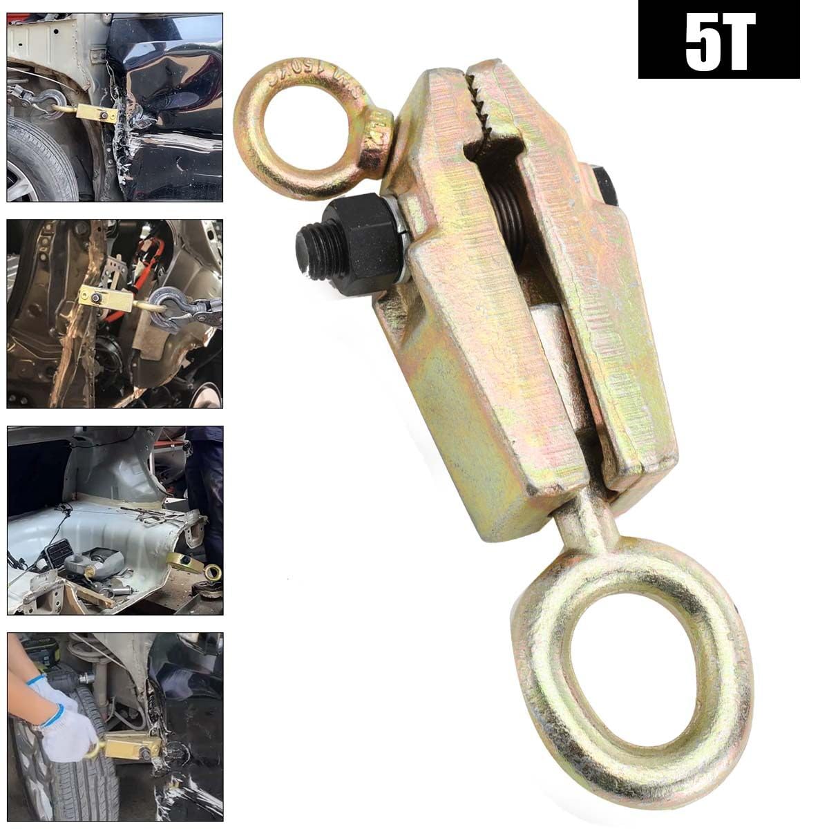 5 Tonnen Selbstspannende Zugklemme Richtklemme Zughalter Halter Klemme Karosserieklemme für Autokarosserie-Reparatur Selbststraffend