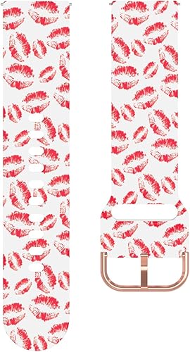 Miniatura 9 de Chofit Compatible con ID208 BT - ENOMIRAeacKoniteeFACOIVRPEFIT Correa de reloj, correa de silicona suave con patrón de liberación rápida, correa de