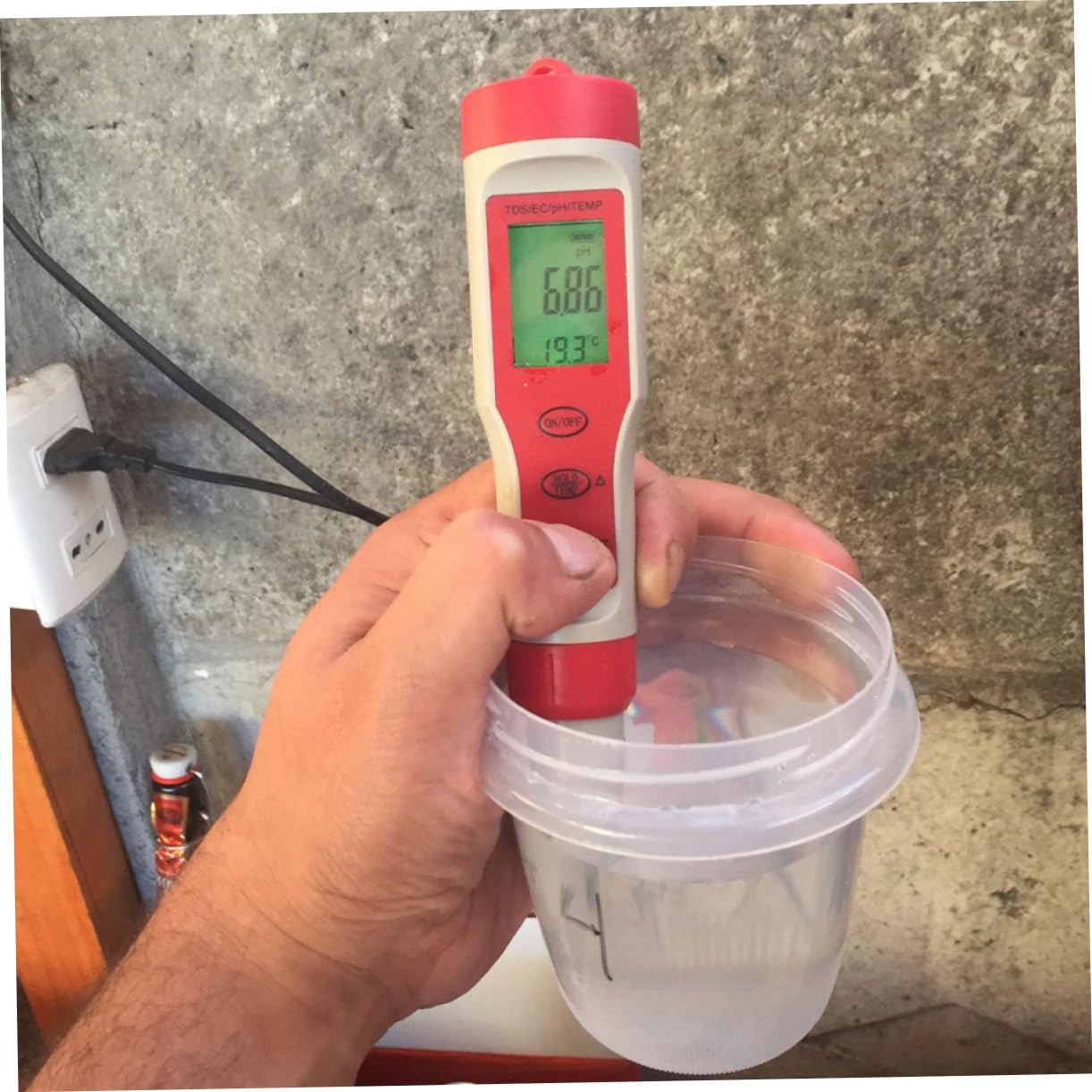 Tester Pen Digitale 4 in 1 per Qualità Dell'acqua Rosso 3 Pezzi