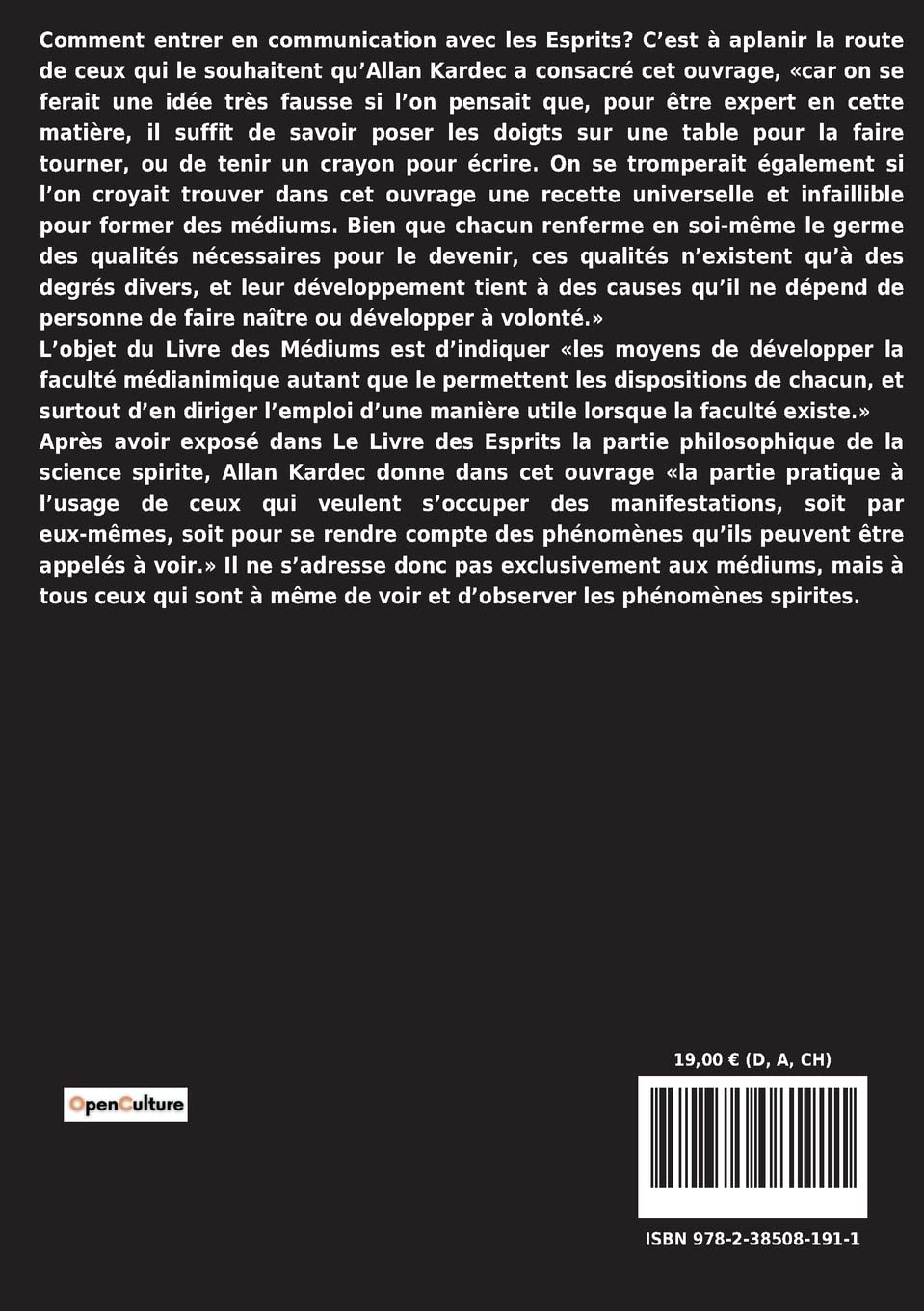 Le livre des médiums (French Edition)