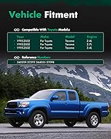 Vista 4 de SCITOO - Amortiguador delantero trasero para Toyota compatible con 1995-2002 para amortiguadores Toyota Tacoma 343209 344055 - Juego de 4 piezas