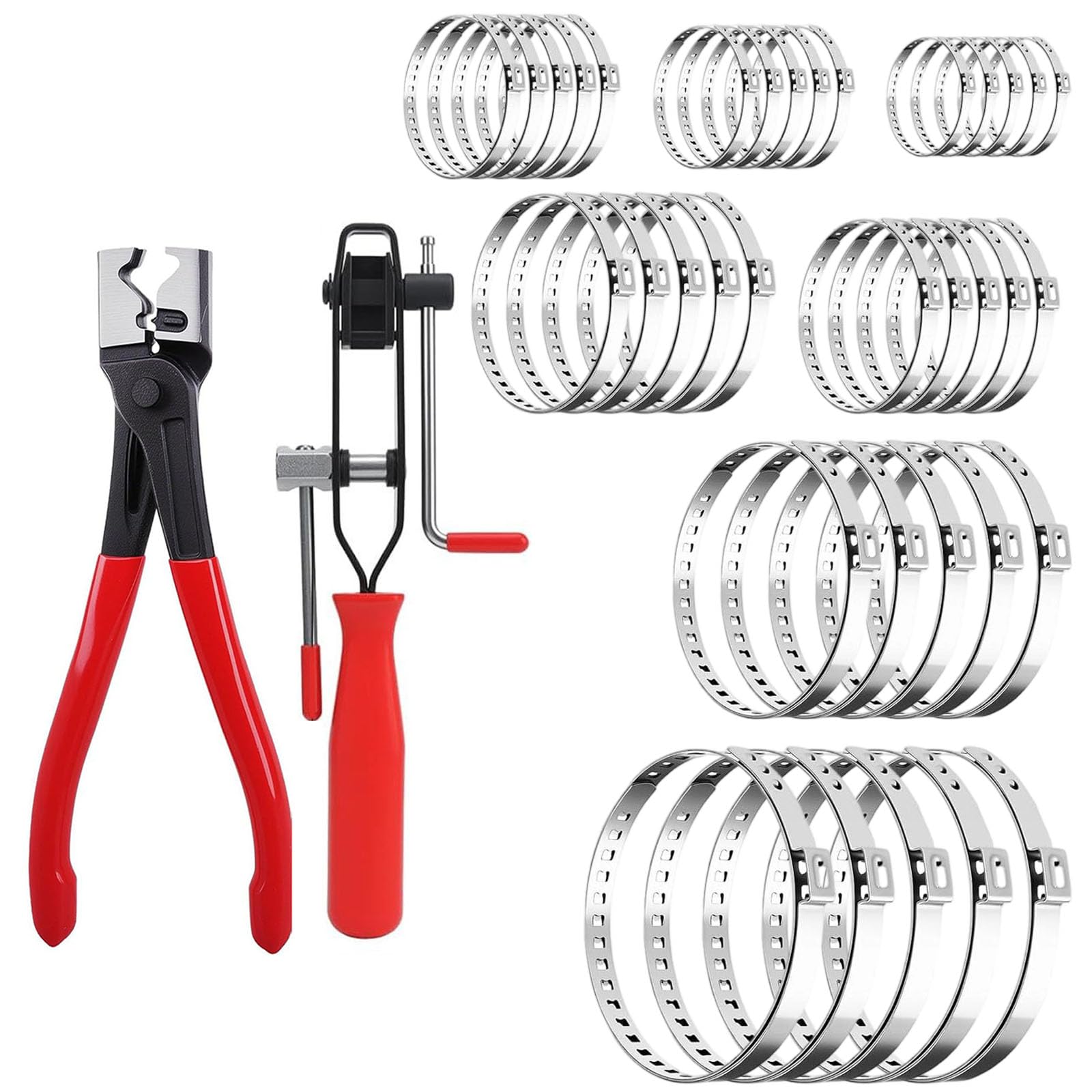 Jiingekk B Nonrust Steel Adjustable Hose Clamp Pliers For Securing Hoses In Industrial Domestic And Automotive Use Secure Clamps