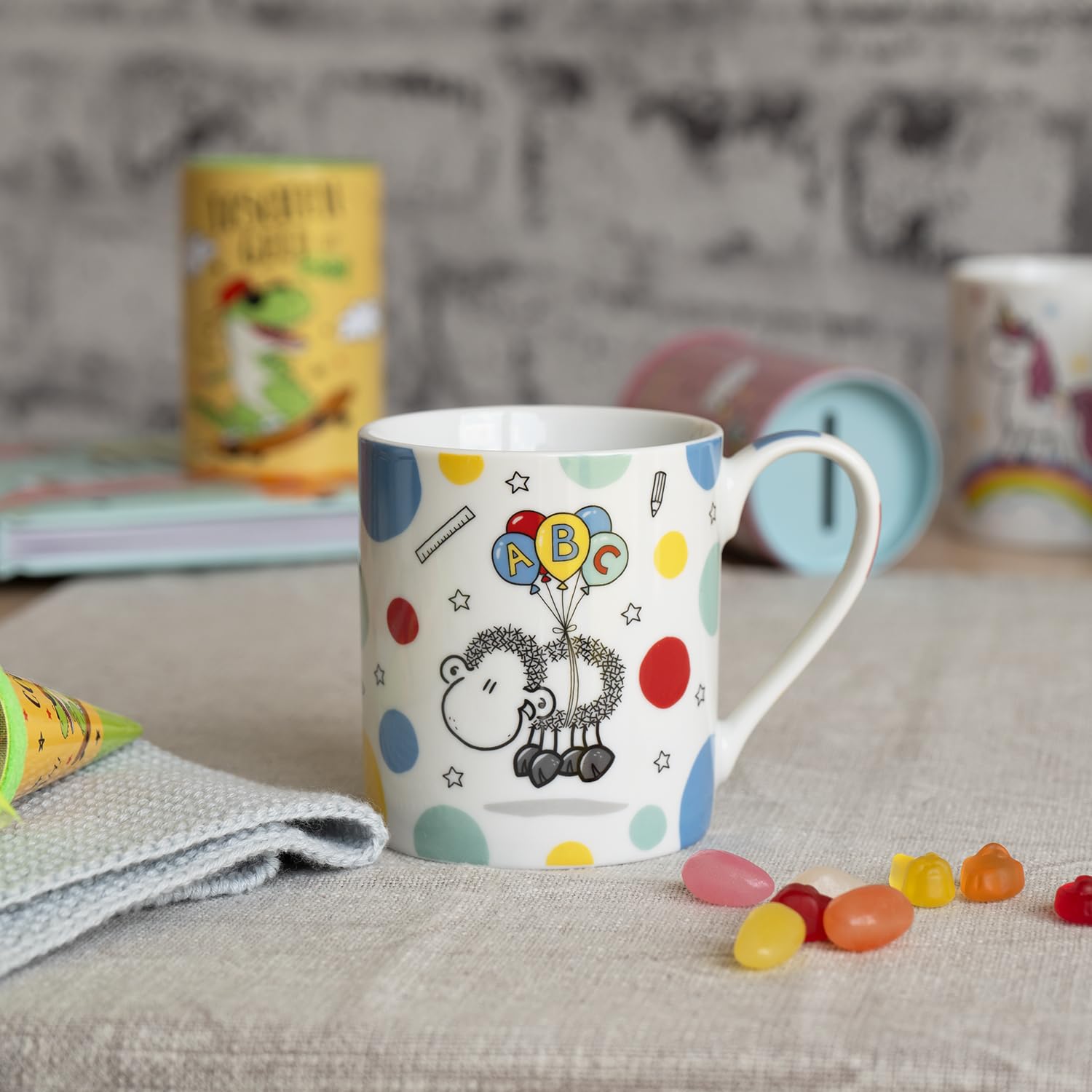 Sheepworld Tasse Dinosaure - Tasse Pour Enfant - Porcelaine