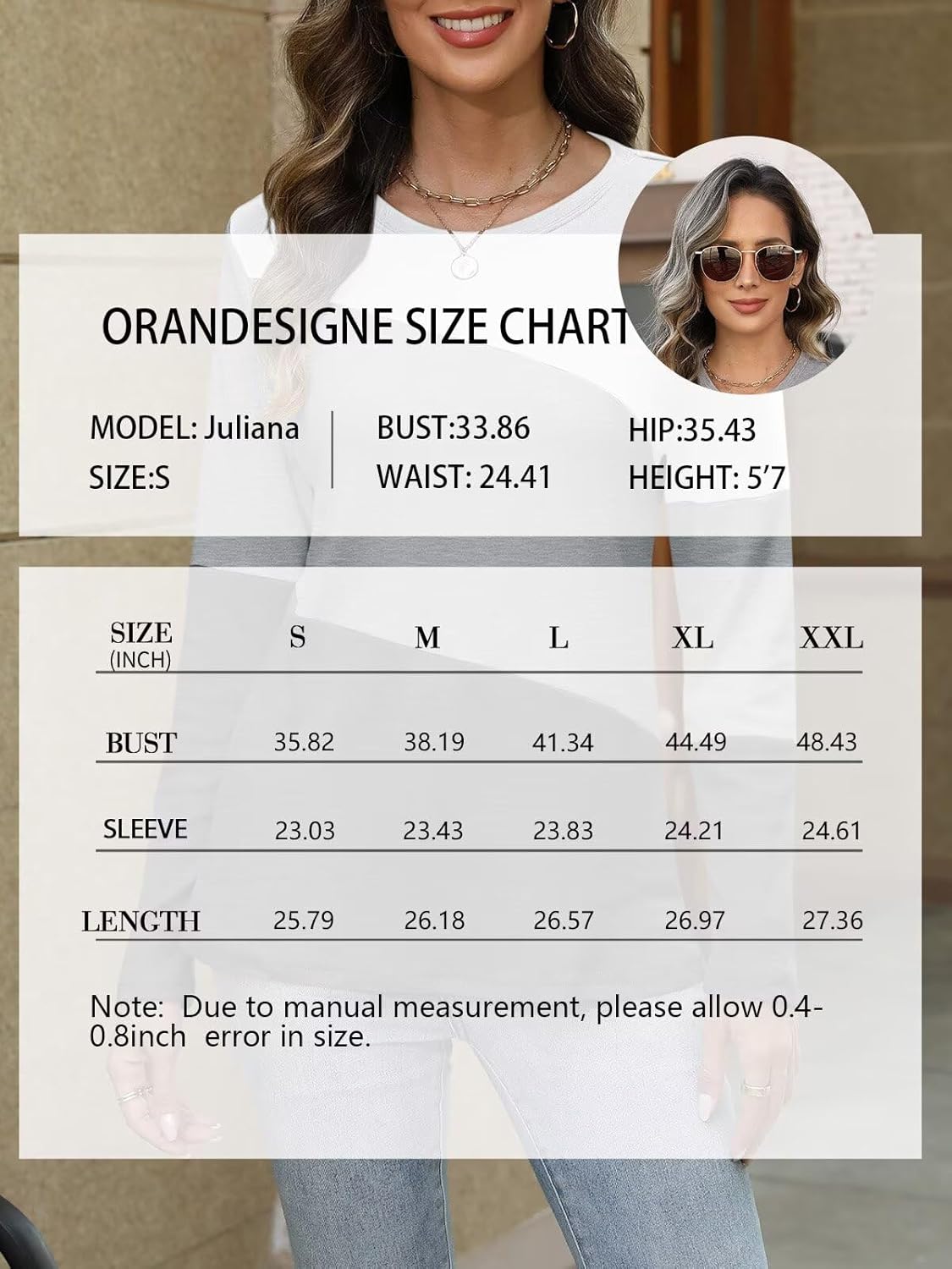 ORANDESIGNE Women's Classic Tunic Shirt - Image 6