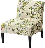 Vista 17 de HAOYONG - Funda de silla sin brazos de acento, funda elástica para silla deslizante con estampado, fundas protectoras para muebles, fundas