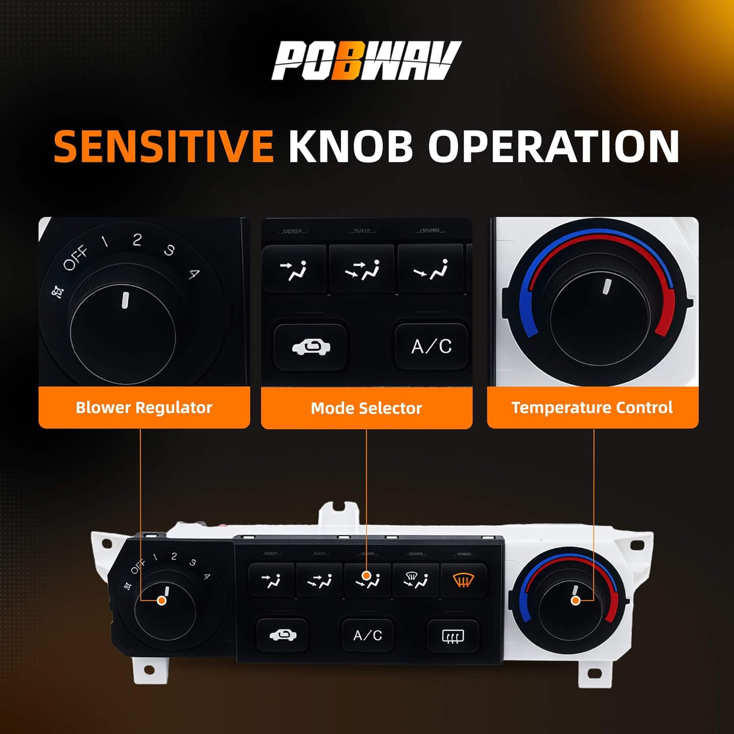 599-268 Climate Control Module 79600-S84-A01ZA Compatible with 1998-2000 Honda Accord 1998-2004 Odyssey AC Heater Control Panel Replace 79600S84A01ZA