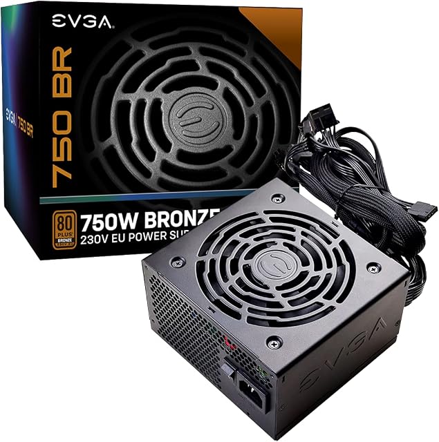EVGA 750 BR Power Supply, 80+ BRONZE 750W, 3 Year Warranty