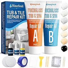 Fiberglass Tub Repair Kit Almond Bone, Bathtub Repair Kit for Tub & Shower
