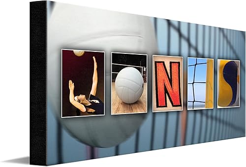 Vista 32 de Personal-Prints - Arte de Nombre de Fútbol - Regalo Personalizado (soporte de bloque de 6.5 x 18 pulgadas)