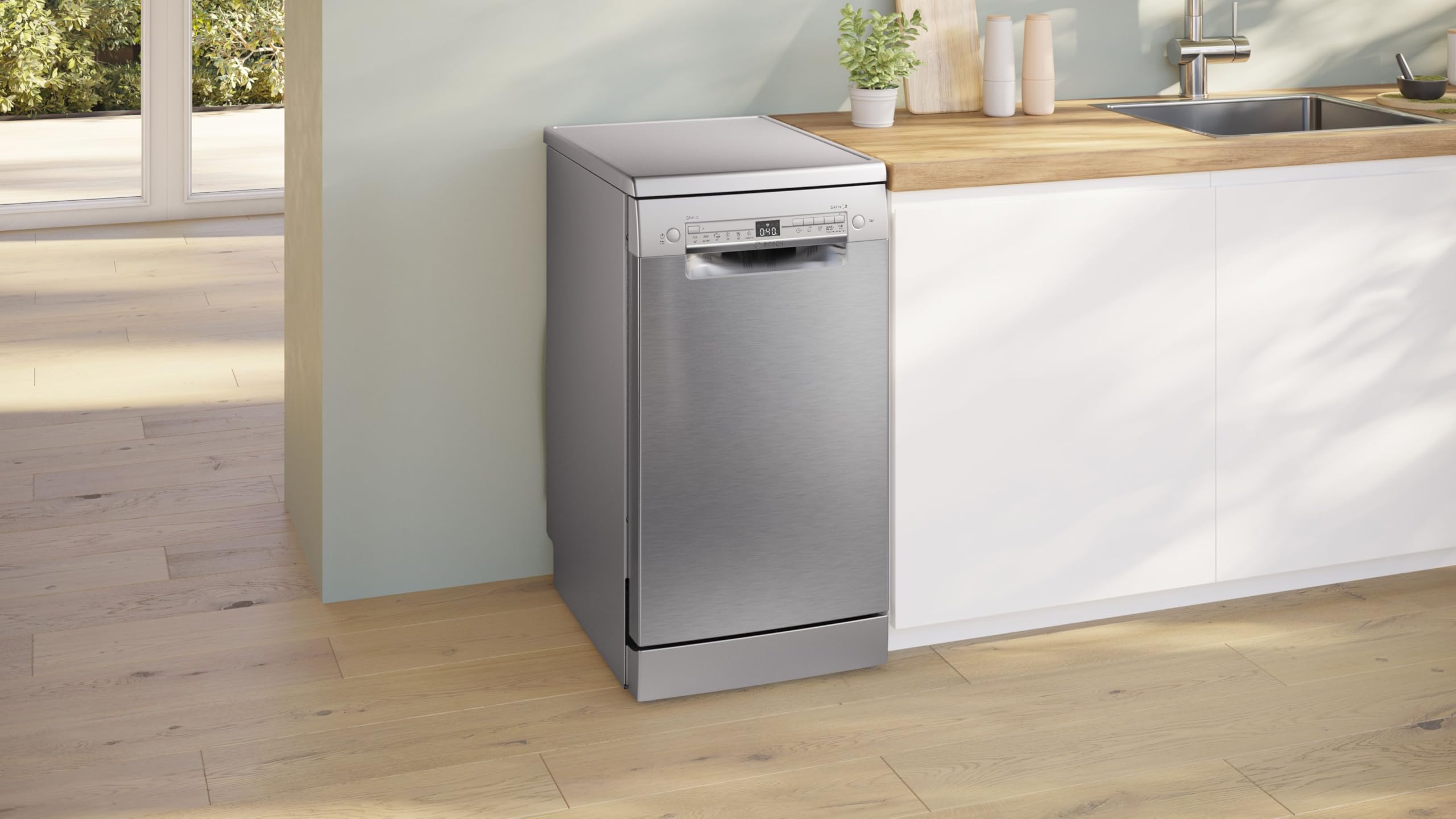 Bosch SPS2HKI55E Série 2 - Lave-vaisselle, pose-libre, Option Séchage Extra