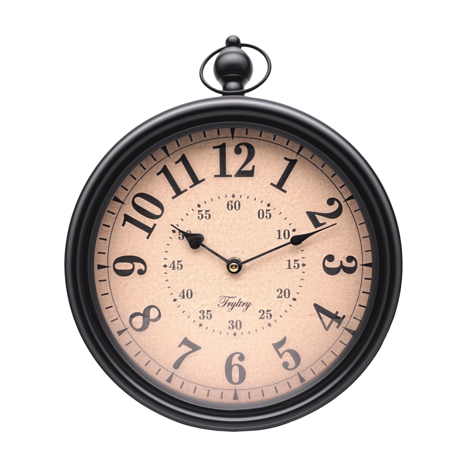 Horloge rétro ronde pour lire l'heure facilement