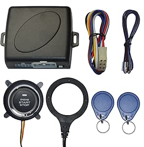 Push Start System Für Auto - Keyless Go Start-Stopp Knopf Für 12V Fahrzeuge