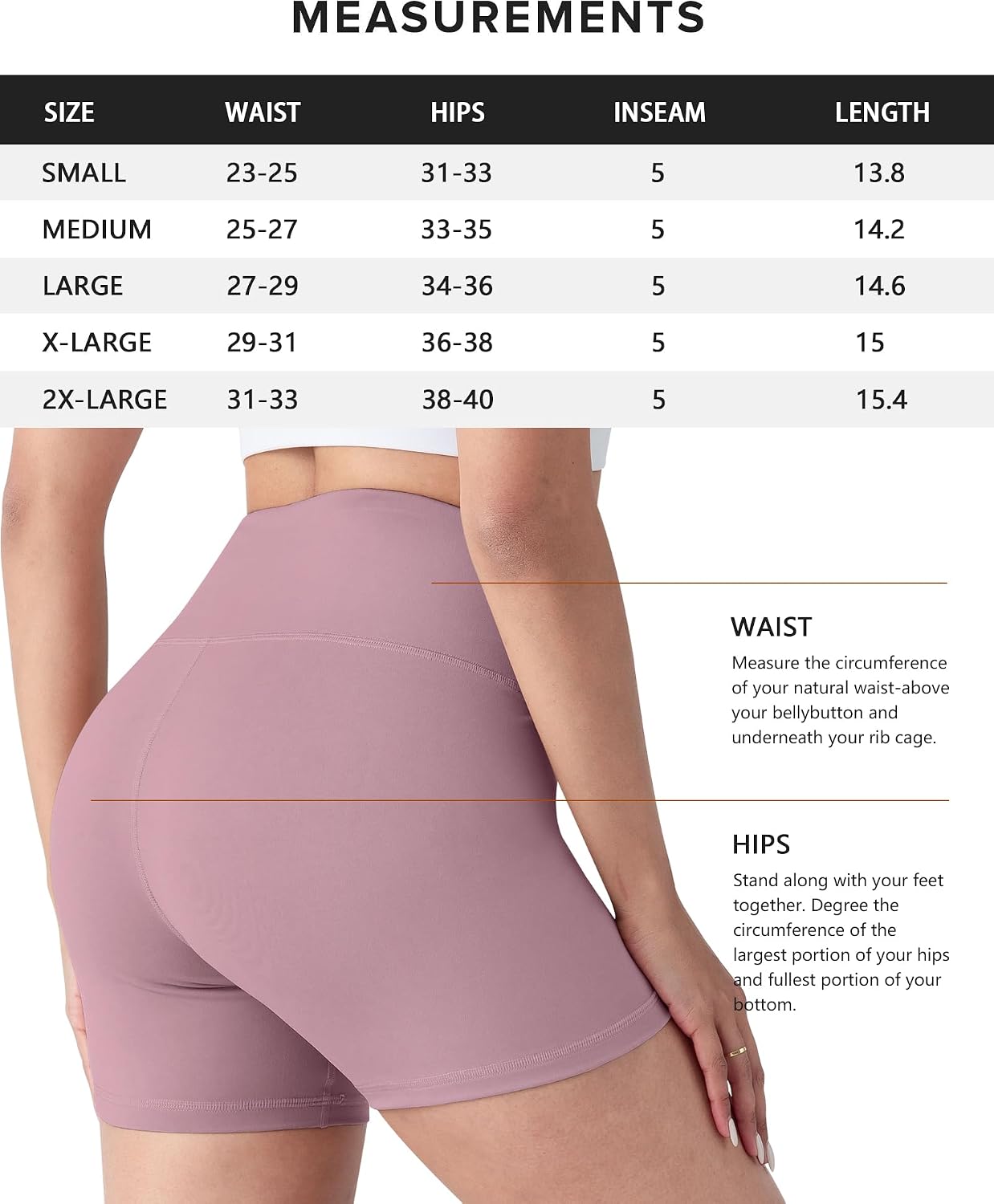 Short feminino de ioga para motociclista – 12,7 cm de cintura alta, controle de barriga, treino, corrida, elastano, Rosa lilás, M Short feminino de ioga para motociclista – 12,7 cm de cintura alta, controle de barriga, treino, corrida, elastano, Rosa lilás, M