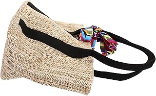 bolsas de transporte para mulheres bolsa de viagem para mulheres bolsas de ombro para mulheres bolsas de ombro femininas bolsas de mão bolsa para mulheres moda bolsa de tecelagem bolsa sacola de compras de palha, Caqui, 40×23cm