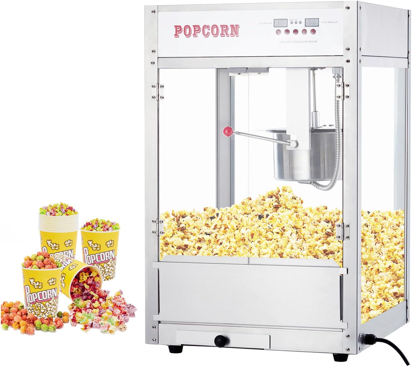 RIEDHOFF 12 OZ Larga Commerical Popcorn Machine Movie Night