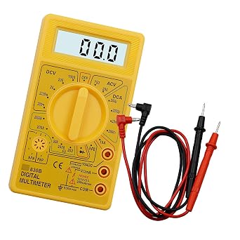 Handheld Digital Multimeter Digital Backlights Ammeter Voltmeter Ohms Voltages Tester Meter for Electrican Multimeter Tester Automotive