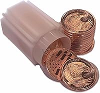 Vista 2 de Generic 20pc x 1 oz Freedom Eagle flag copper round in storage tube