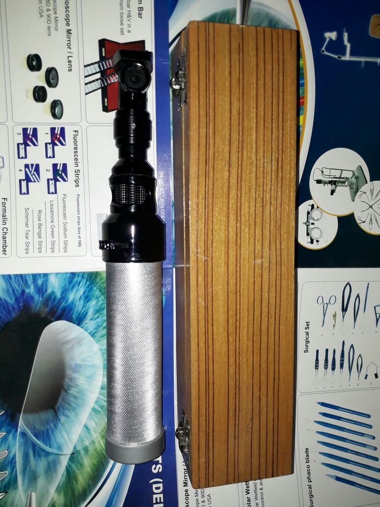 Model Eye for Indirect Ophthalmoscopy and Retinoscopy