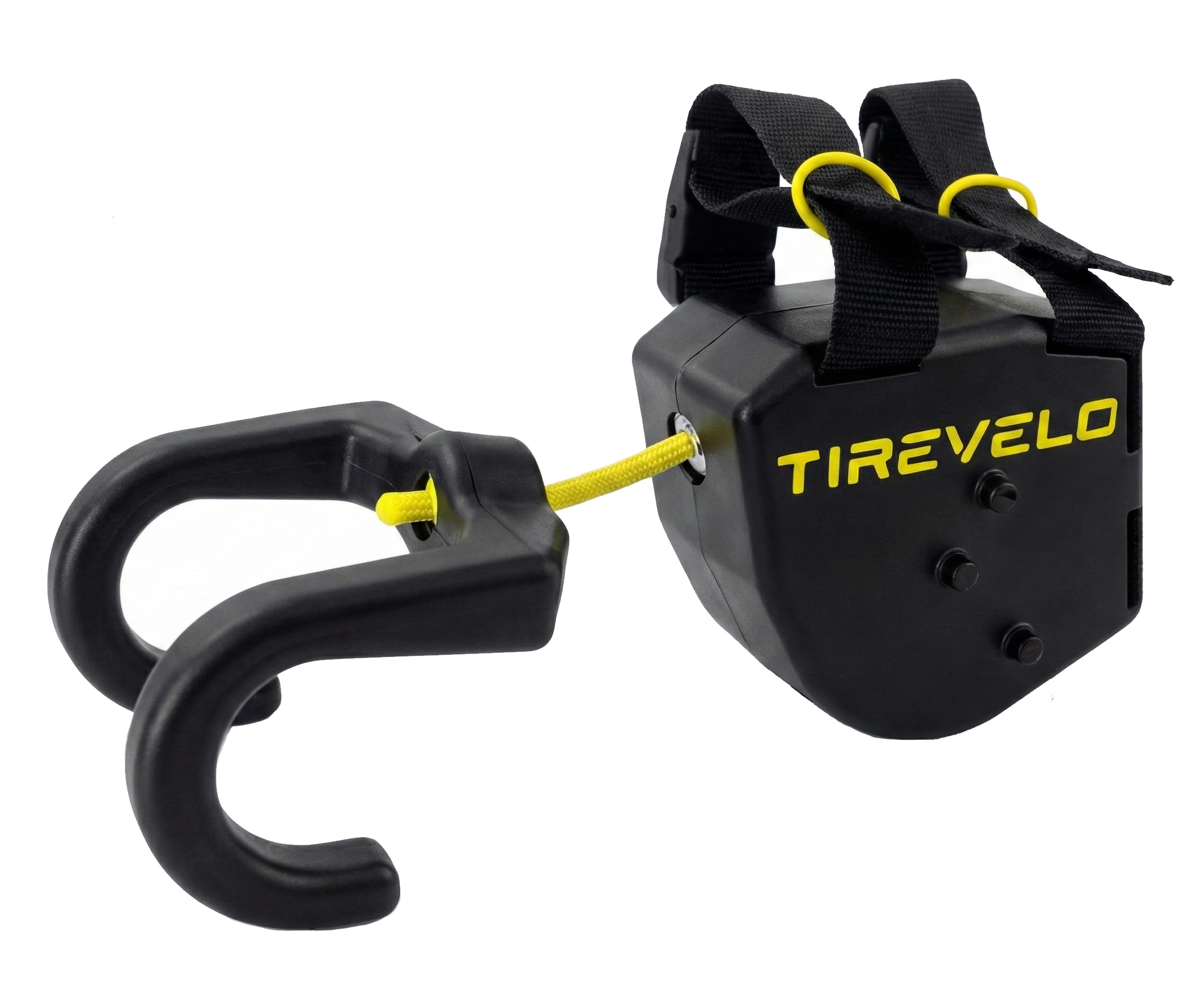 TIRE VELO – Fahrrad Abschleppseil für Kinder & Erwachsene – Elastisches Zugsystem für MTB & E-Bikes – Ruckfreies Anfahren, Schnelle Montage an Sattel & Vorbau – Max 90kg