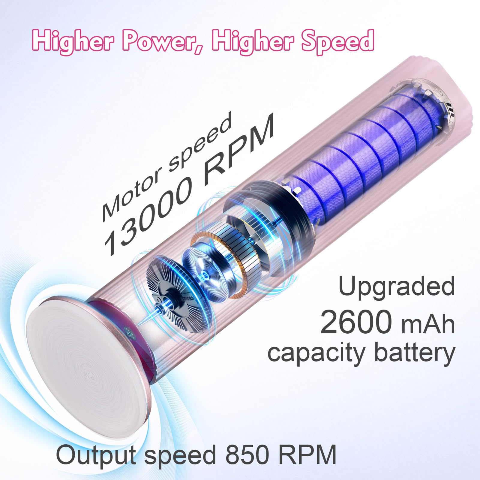 2 en 1 Lima Electrica Pies Durezas Inalámbrica 2600mAh con 9 Velocidades Ajustables, Maquina Quita Callos Pies 2 Placa Pulido de Vidrio Nano, Limador de Durezas Electrico, Gris