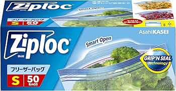 Amazon | Ziploc 旭化成 ジップロック フリーザーバッグ S 50枚