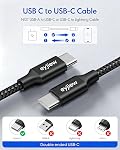 USB C to USB C Cable[10ft,2Pack],PD 60W Long Type C to C Fast Charging Cord | USBC Charger Cable for iPhone 17 Air 16 15 Plus Pro Max,MacBook iPad Pro/Air,Samsung Galaxy S26 S25 S24,Switch,PS5