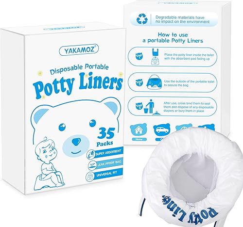 YAKAMOZ - Bolsas de repuesto desechables para orinal compatibles con OXO Tot funcionan con la mayoría de sillas de orinal para niños pequeños,