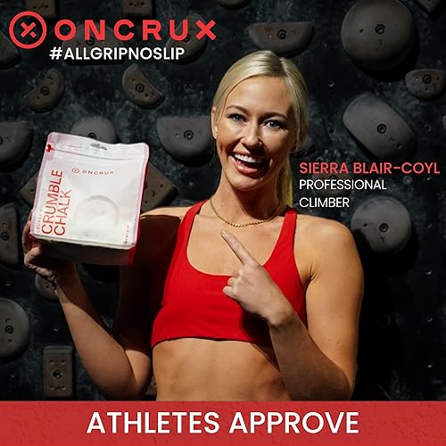 Miniatura 4 de Crumble Chalk - Tiza gruesa para escalada en roca, tiza profesional para levantamiento de pesas, crossfit, levantamiento de potencia, 11 onzas